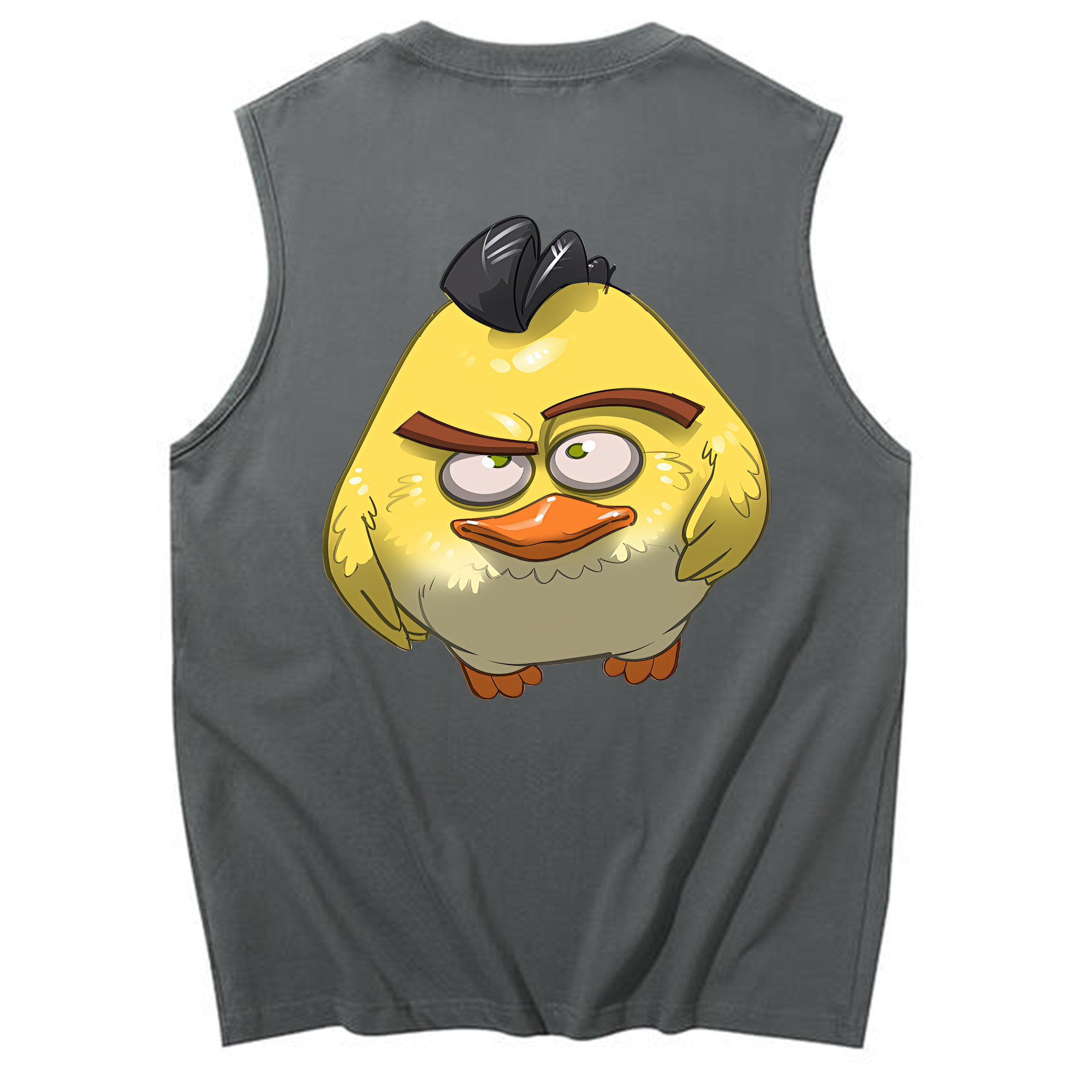 （画像用） Angry Birds アングリーバード コットン100％タンクトップ（背面プリント）
